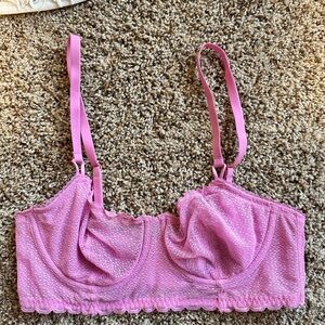 Auden Pink Soft Bra with Adjustable Straps
